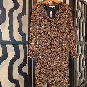 4/$25 Loft Brwn & Blk Dress, Small